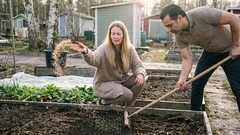 Puoli kasvimaasta viherlannoitukselle keväällä – yksinkertainen lohkokierron malli, joka näkyy maassa jo yhdessä kaudessa