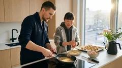 Kun 8.3. lähestyy: rapupuikko-juustopallot 10 minuutissa – pieni seesamitemppu tekee niistä juhlavat