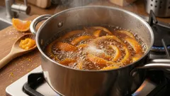 Mandariininkuoren keittäminen sokerissa kotona: miksi sitä tehdään ja miten sitä käytetään