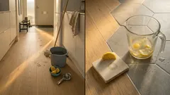 Aloin pestä lattioita sitruunavedellä – raikkaus yllätti, kun seos oli tehty oikein
