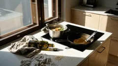 Miksi öljy lorahtaa pannulle kerralla liikaa? Öljypullon pieni muoviosa paljastaa syyn