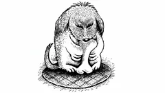 Vanha optinen illuusio: Näetkö koiran kuvasta piilotetun ihmisen?