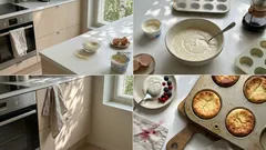 Yksi pieni niksi taikinaan – uunisyrnikit onnistuvat ja irtoavat vuoasta siististi