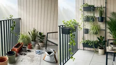 Vihreää korkeuteen: näin rakennat parvekkeelle siistin pystypuutarhan