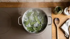 Laakerinlehtien keittäminen suolan kanssa kotona: miksi sitä suositellaan ja mihin siitä on hyötyä