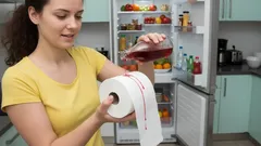 Yksinkertainen kotikonsti: Näin pääset eroon jääkaapin hajuista wc-paperin avulla