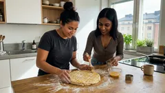 Rapsakka tepertős pogácsa – pieni taitteluniksi, joka tekee kerroksista lehtevät