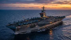 Kaupunki keskellä merta: kuinka monta tonnia elintarvikkeita lentotukialus Abraham Lincoln kuluttaa päivässä?