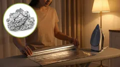 Tämä näppärä niksi auttaa silittämään vuodevaatteet kaksi kertaa nopeammin. Tiesitkö tämän?